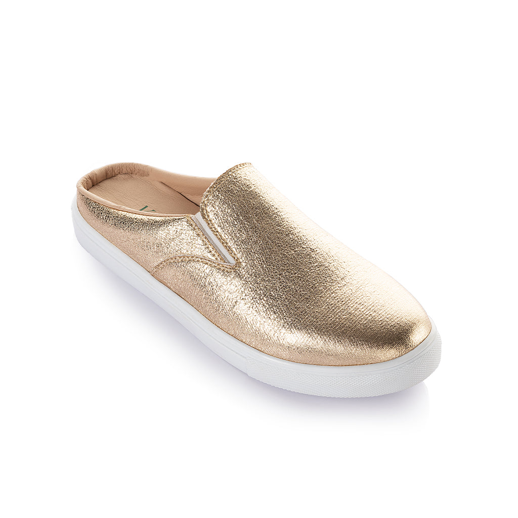 Metallic Plain Clogs