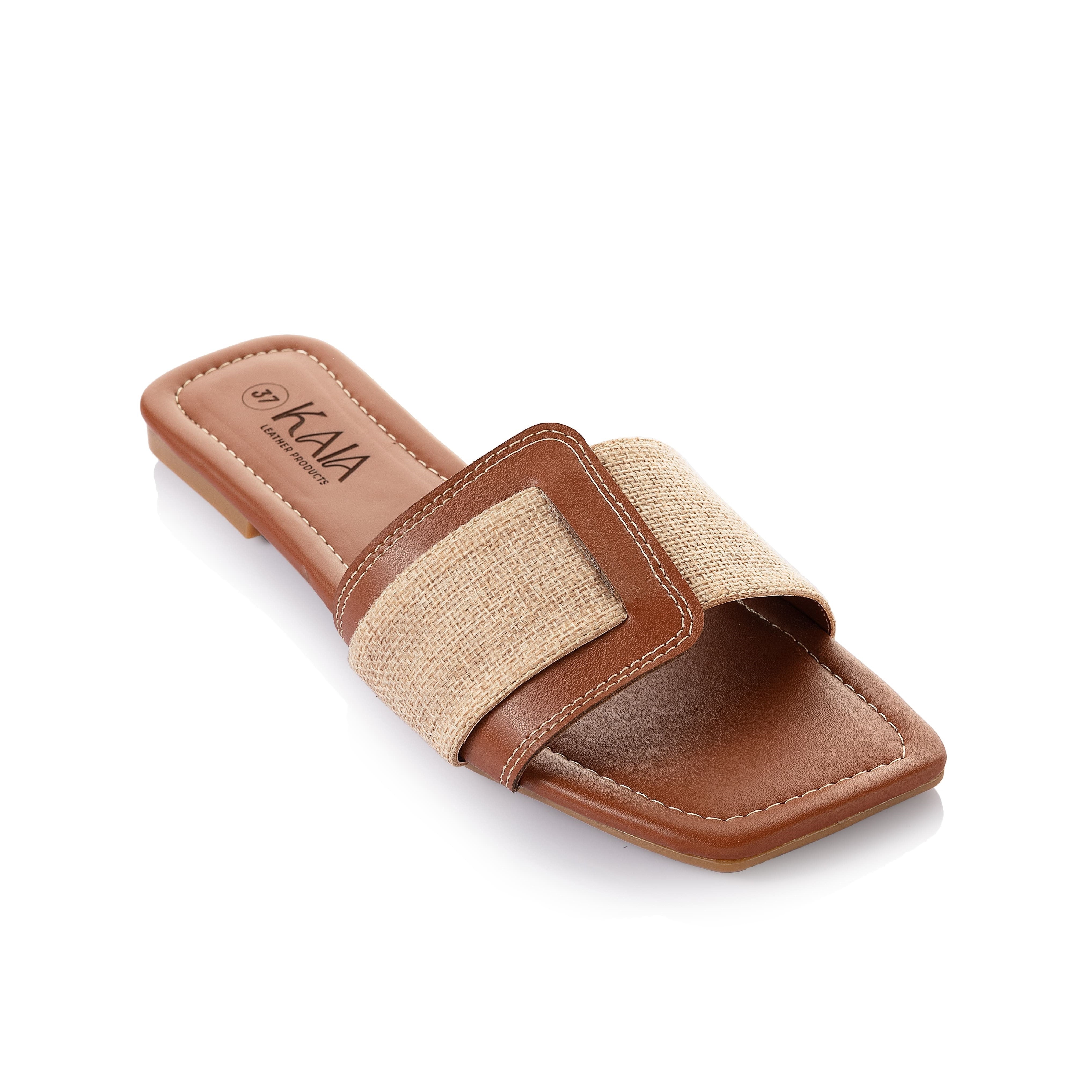 Rattan Belted Slipper