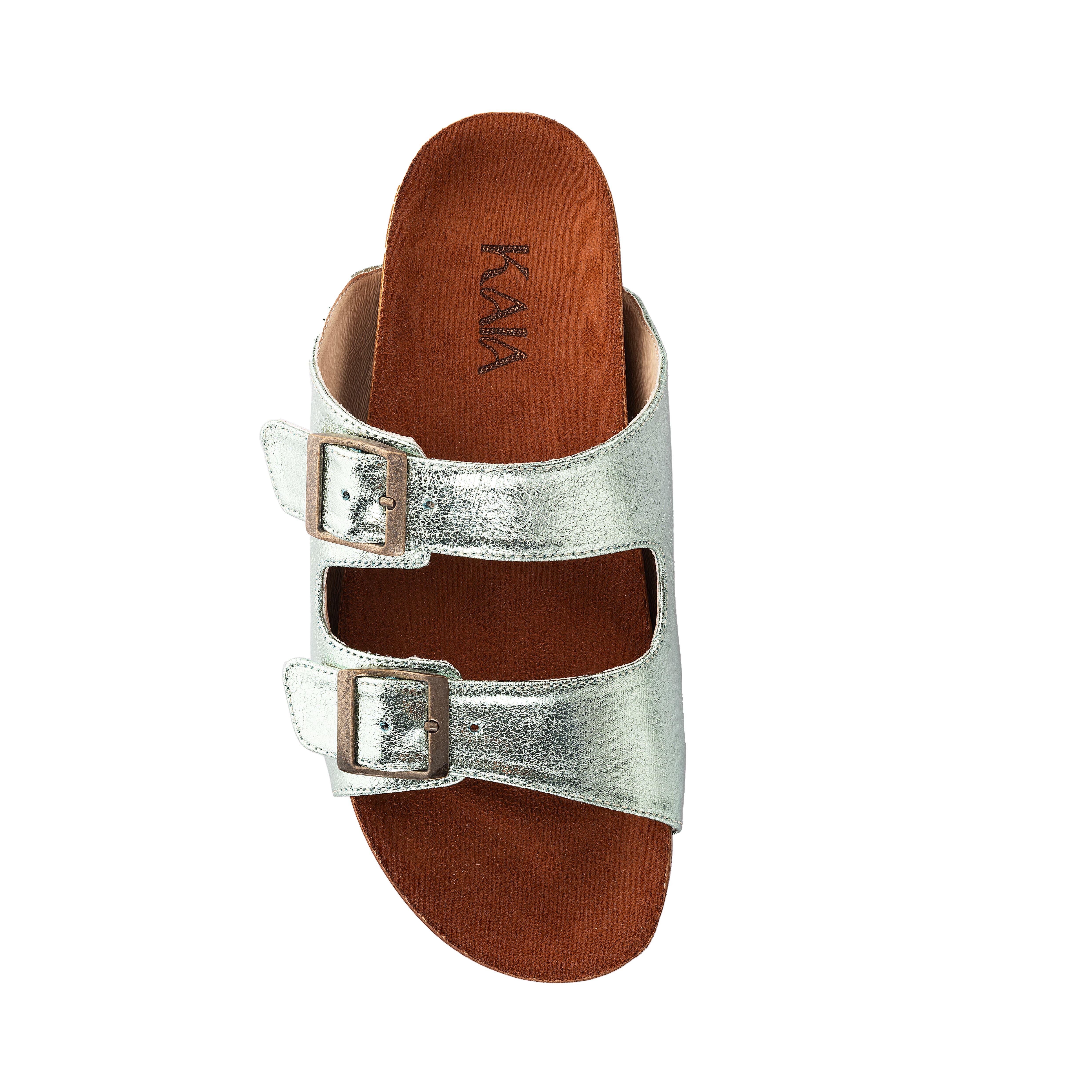 Metallic Belted Slides