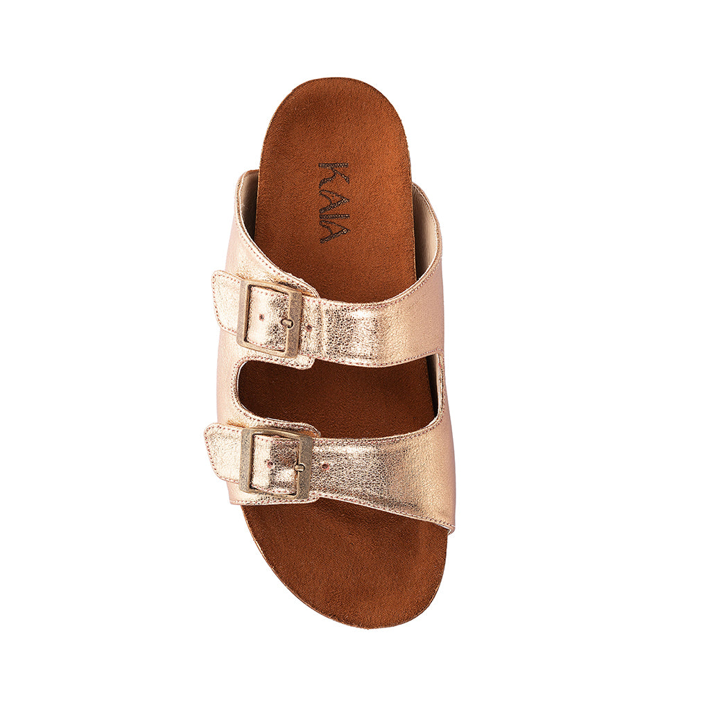 Metallic Belted Slides