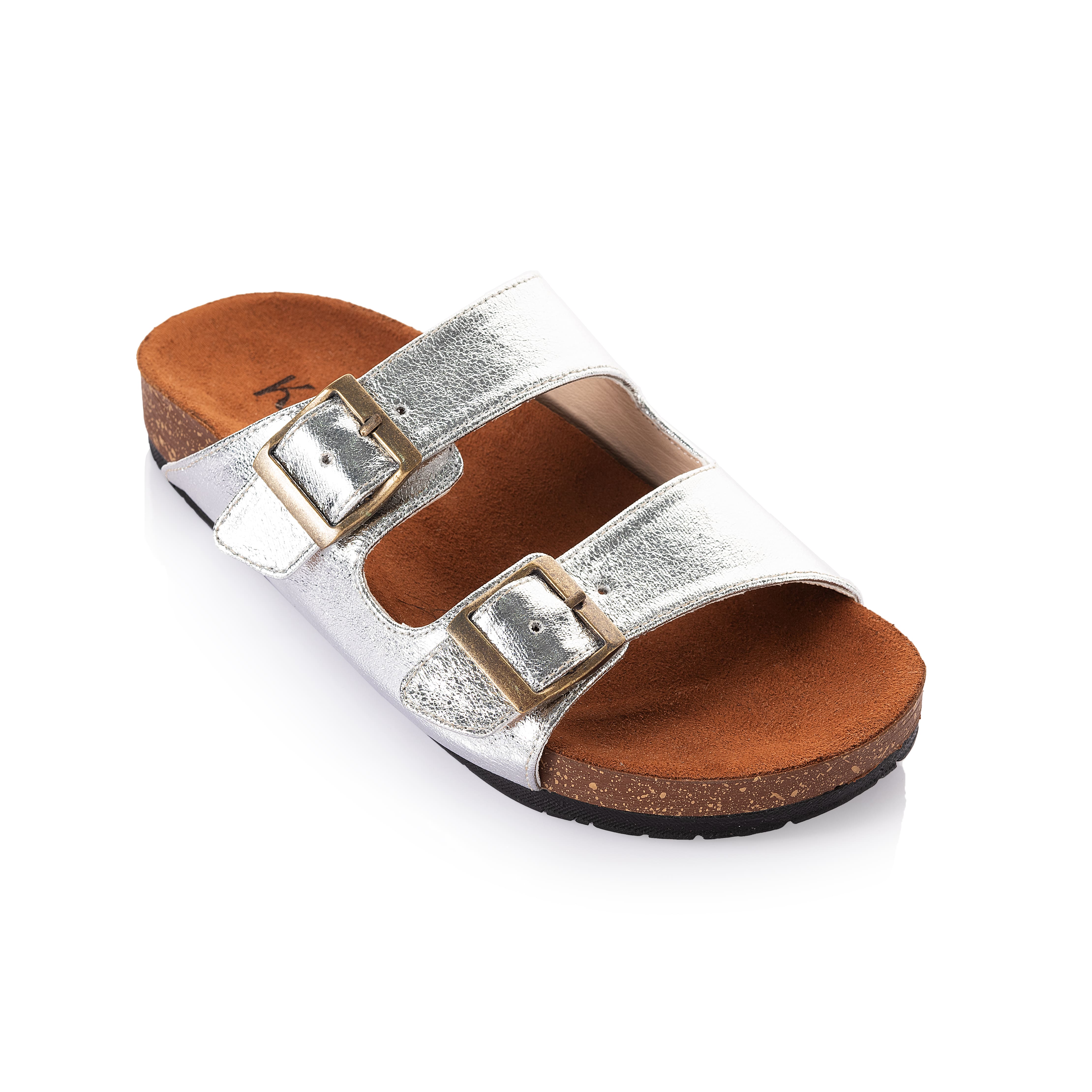 Metallic Belted Slides