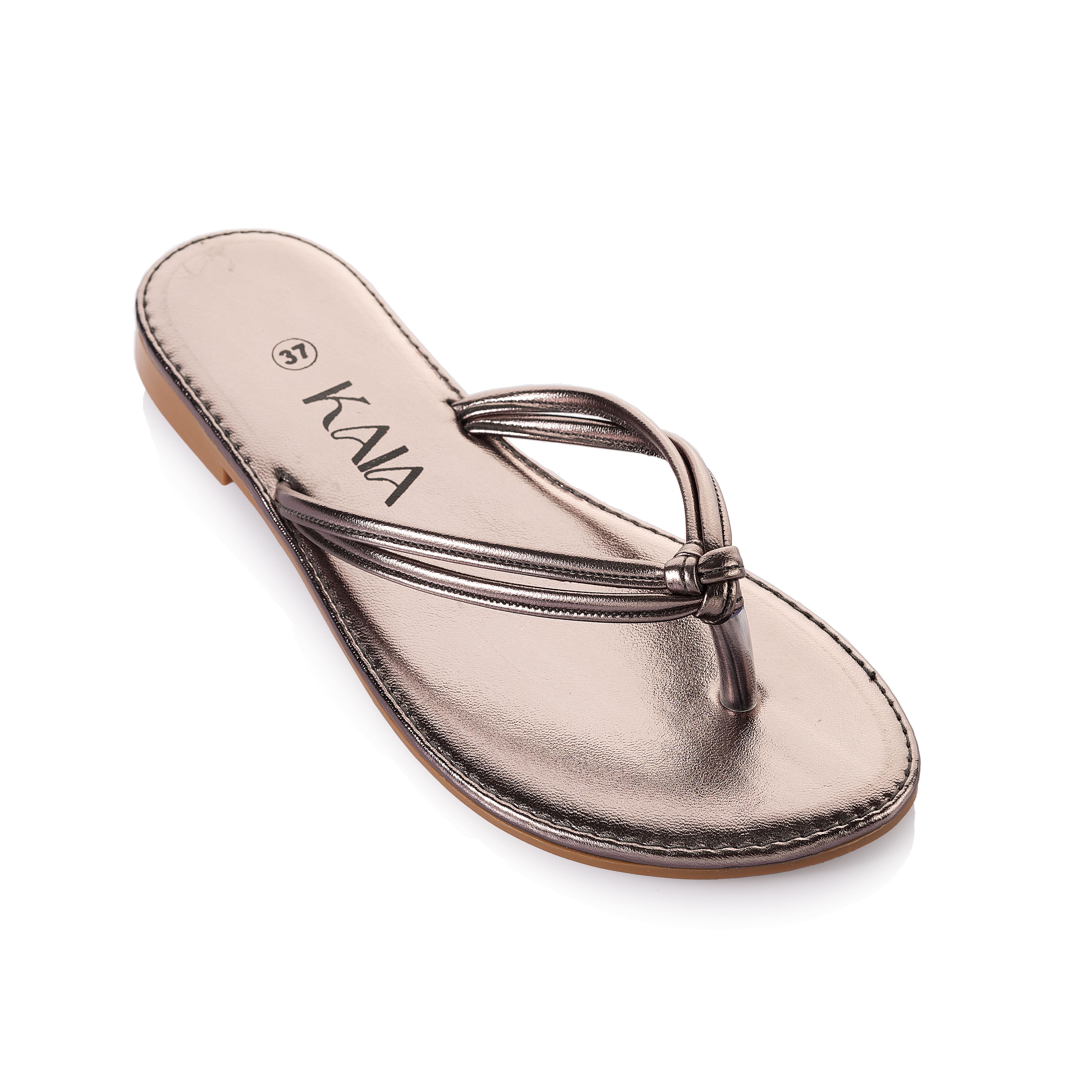 Leather Toe Slippers