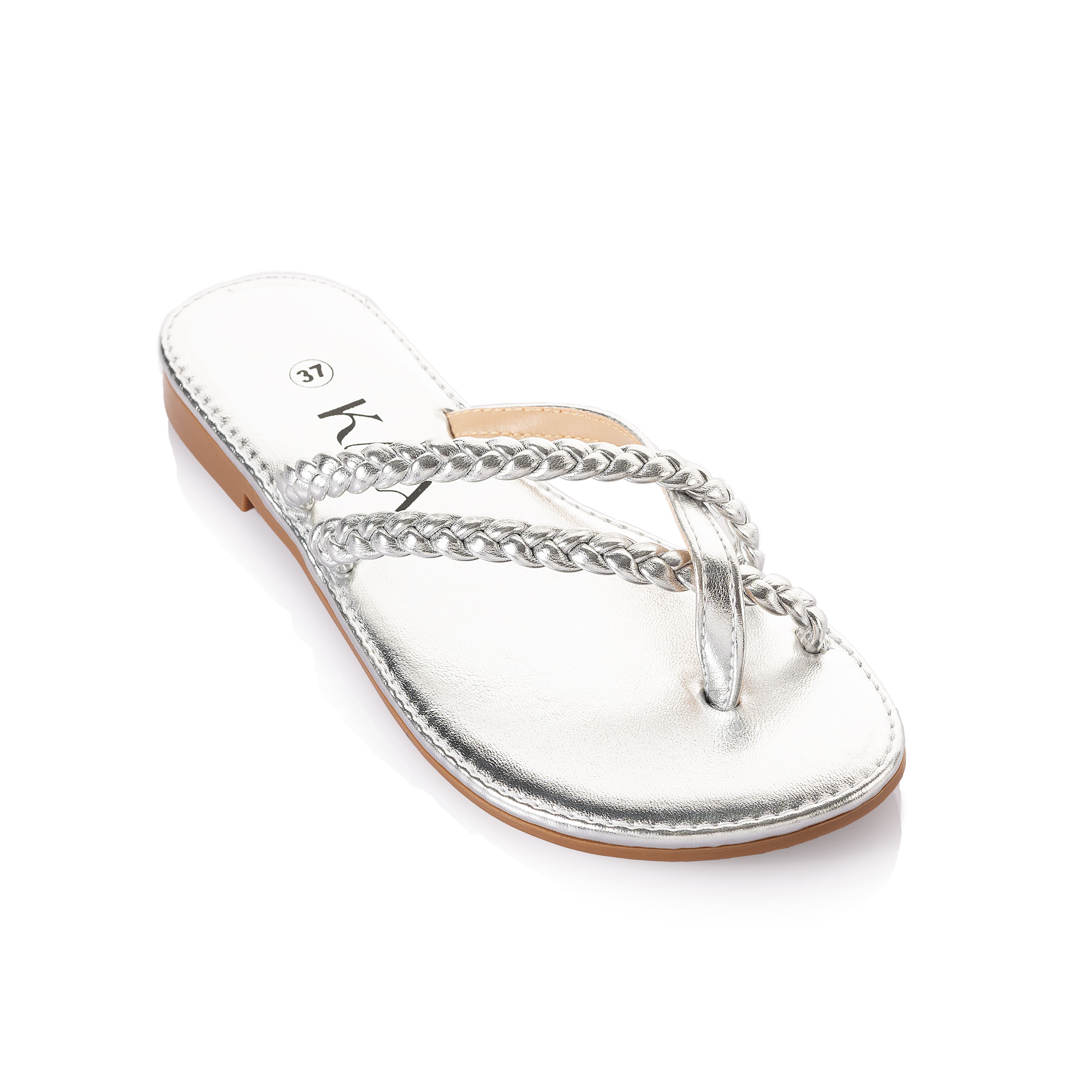 Leather Double Toe Slipper